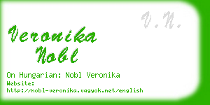 veronika nobl business card